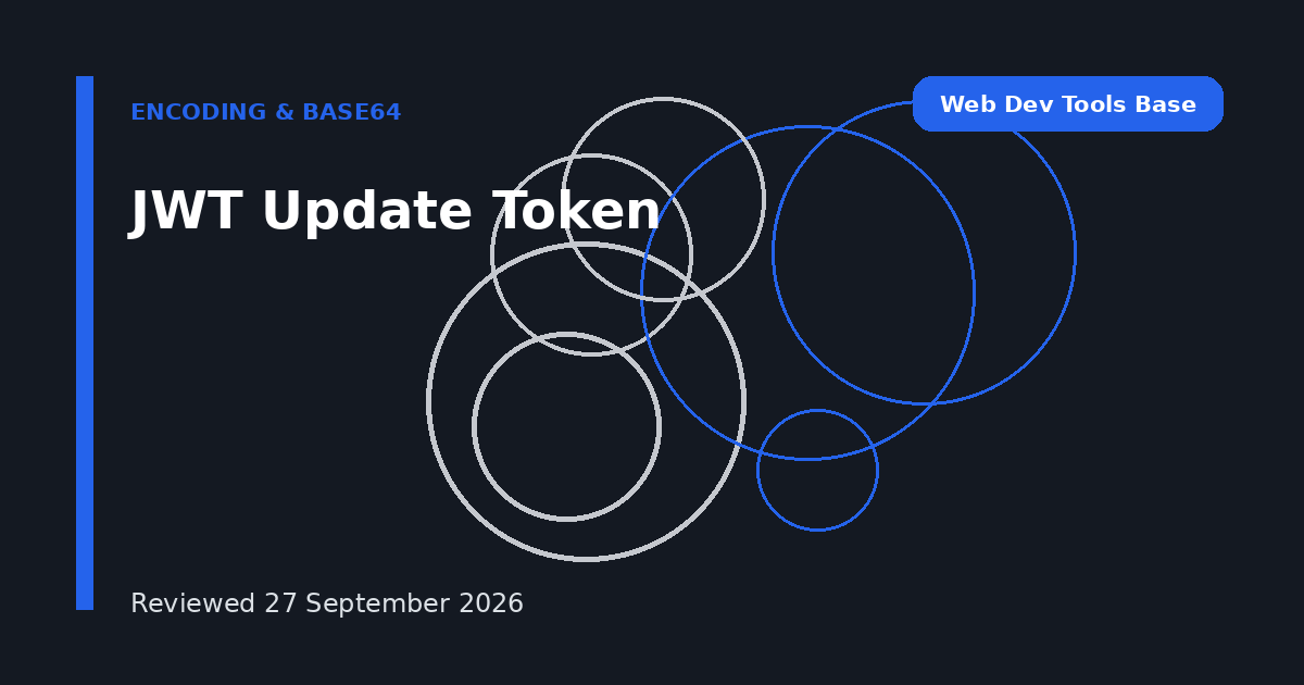JWT Update Token