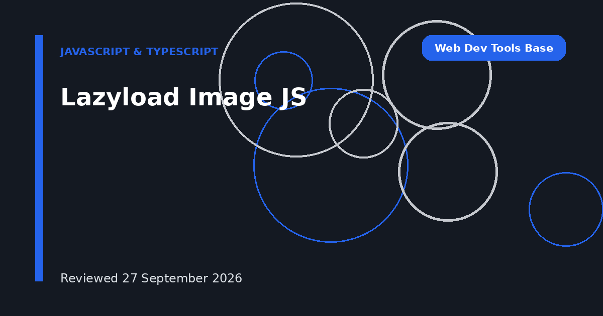 Lazyload Image JS