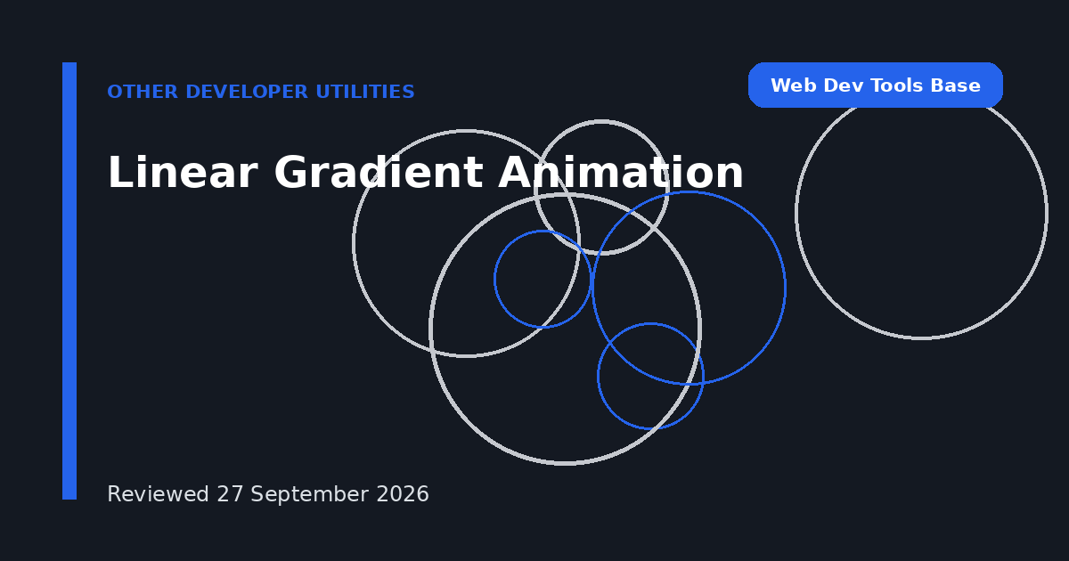 Linear Gradient Animation