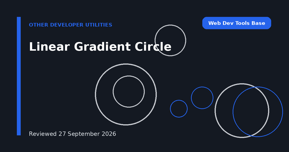 Linear Gradient Circle
