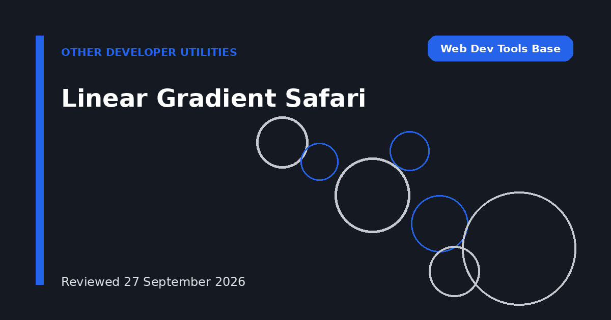Linear Gradient Safari