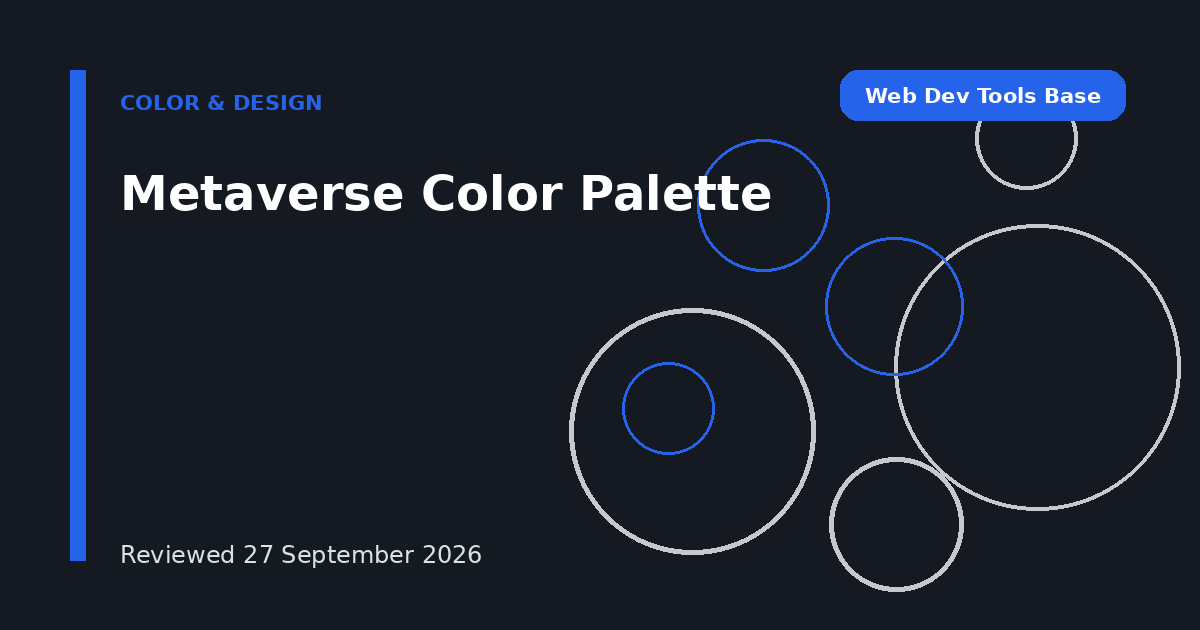 Metaverse Color Palette