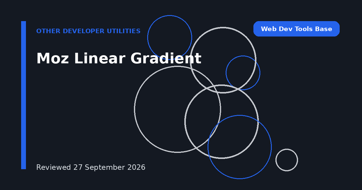 Moz Linear Gradient