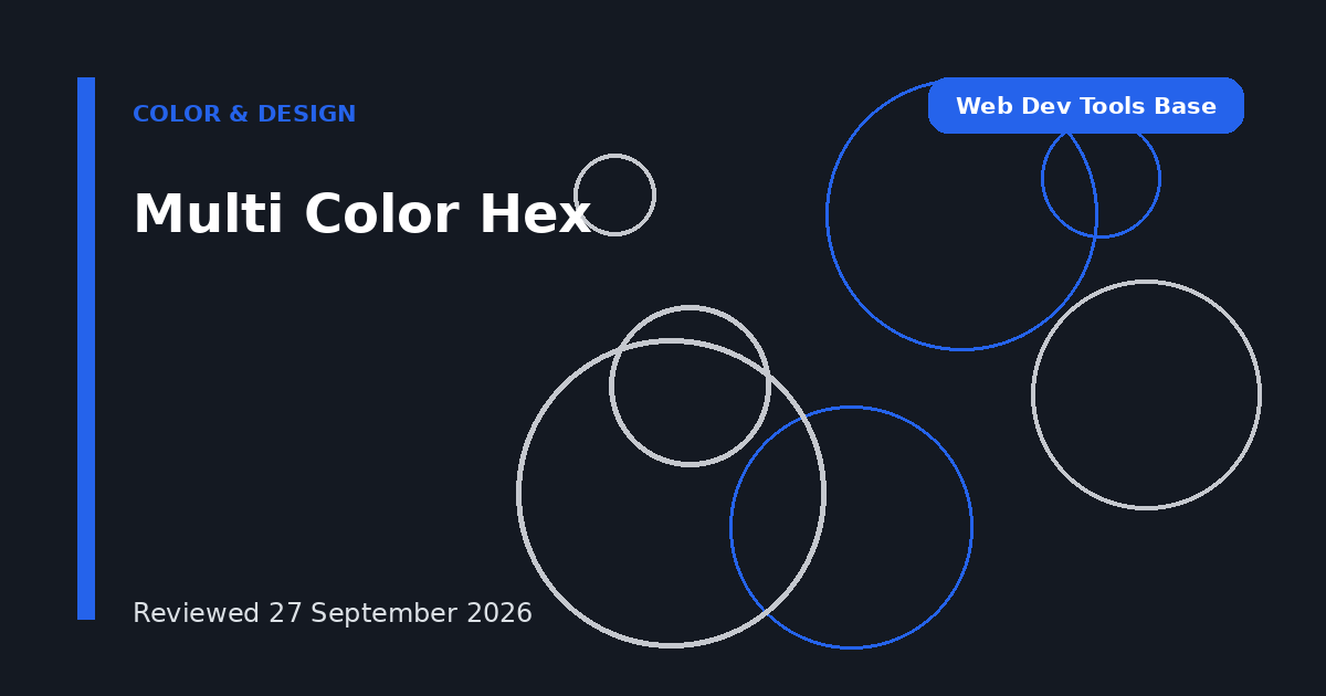 Multi Color Hex