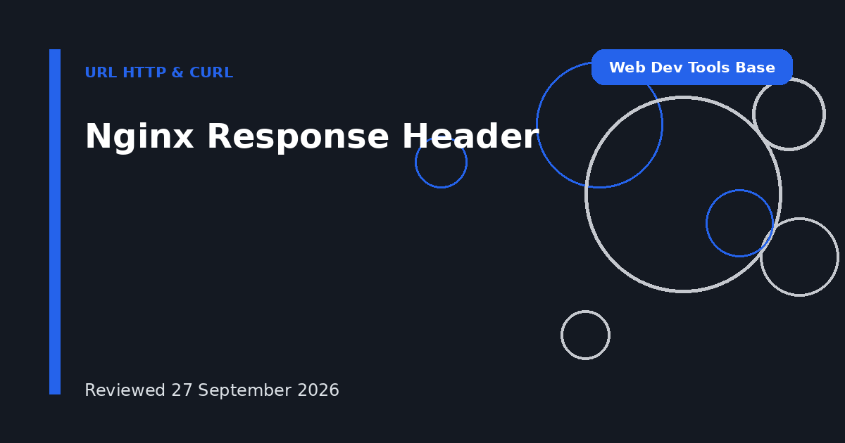 Nginx Response Header