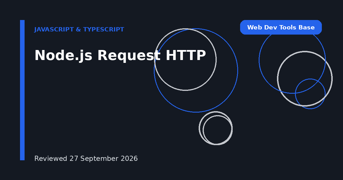 Node.js Request HTTP