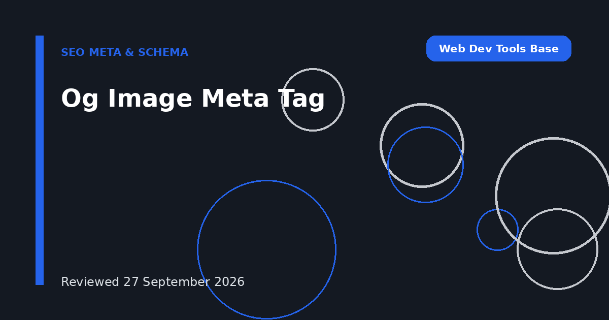 Og Image Meta Tag
