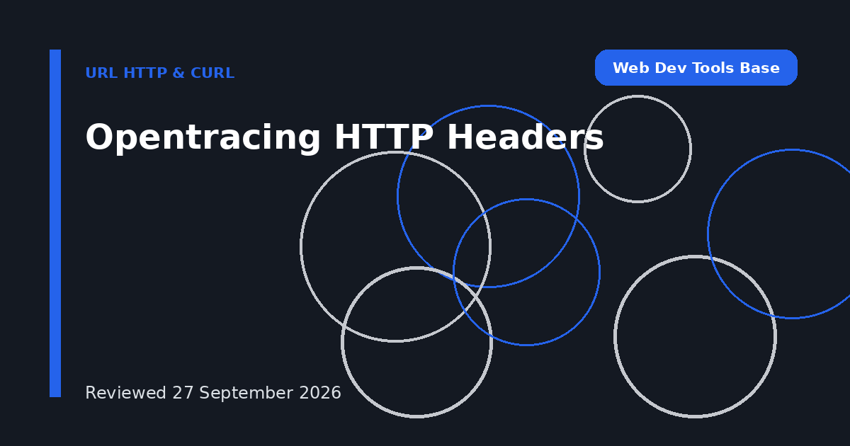 Opentracing HTTP Headers