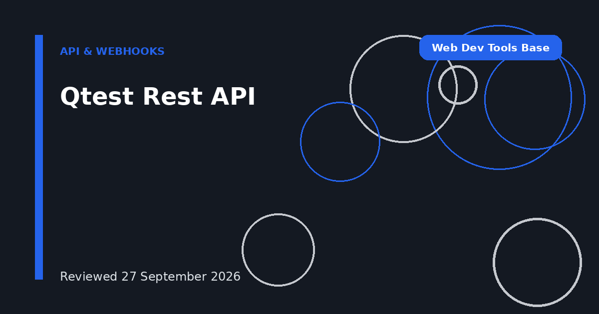Qtest Rest API