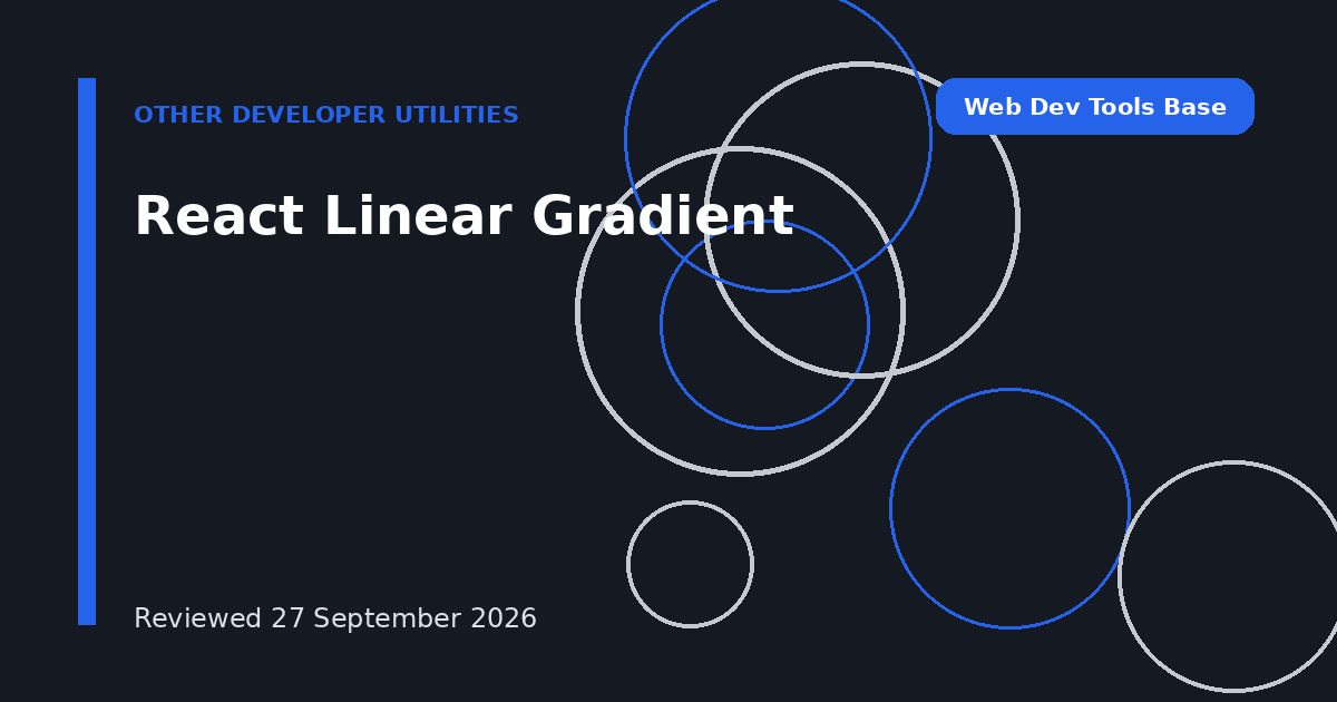 React Linear Gradient