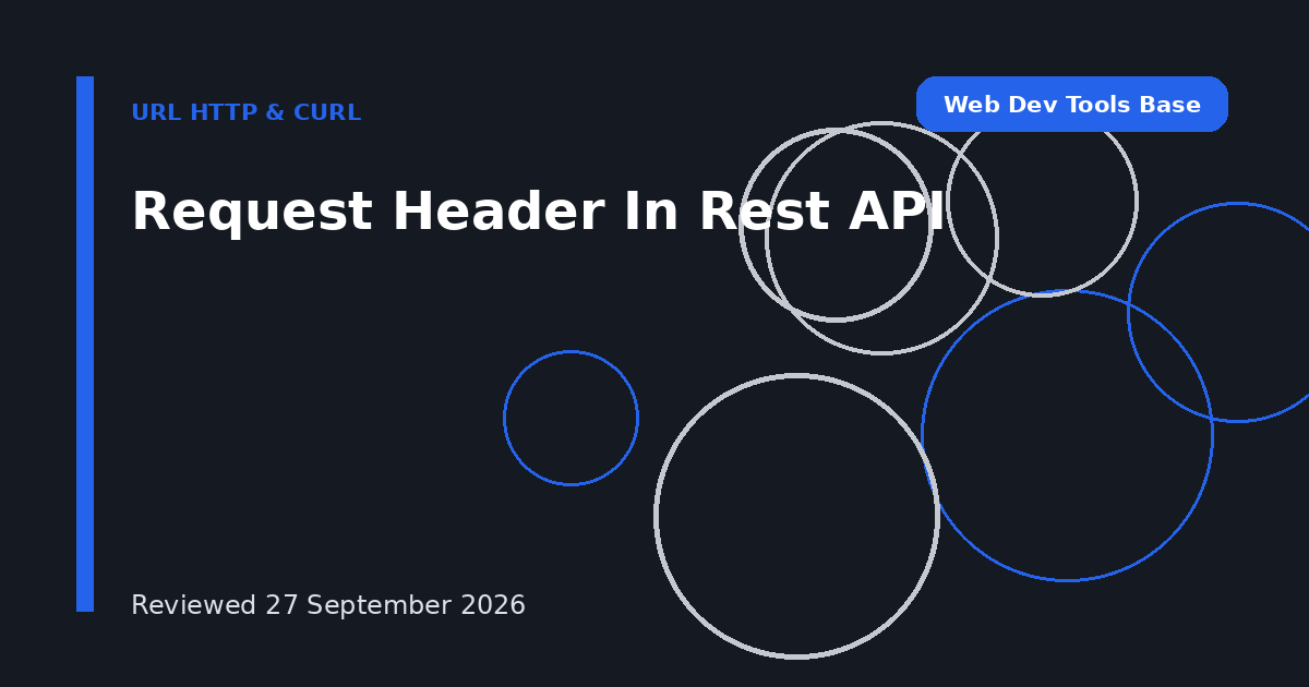 Request Header In Rest API