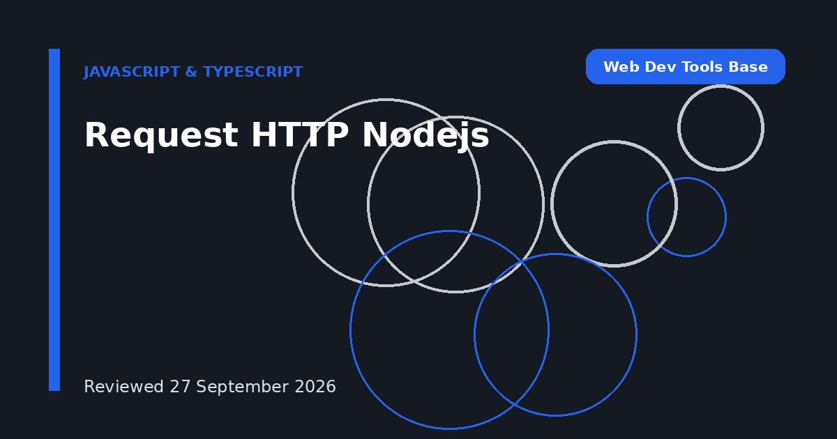 Request HTTP Nodejs