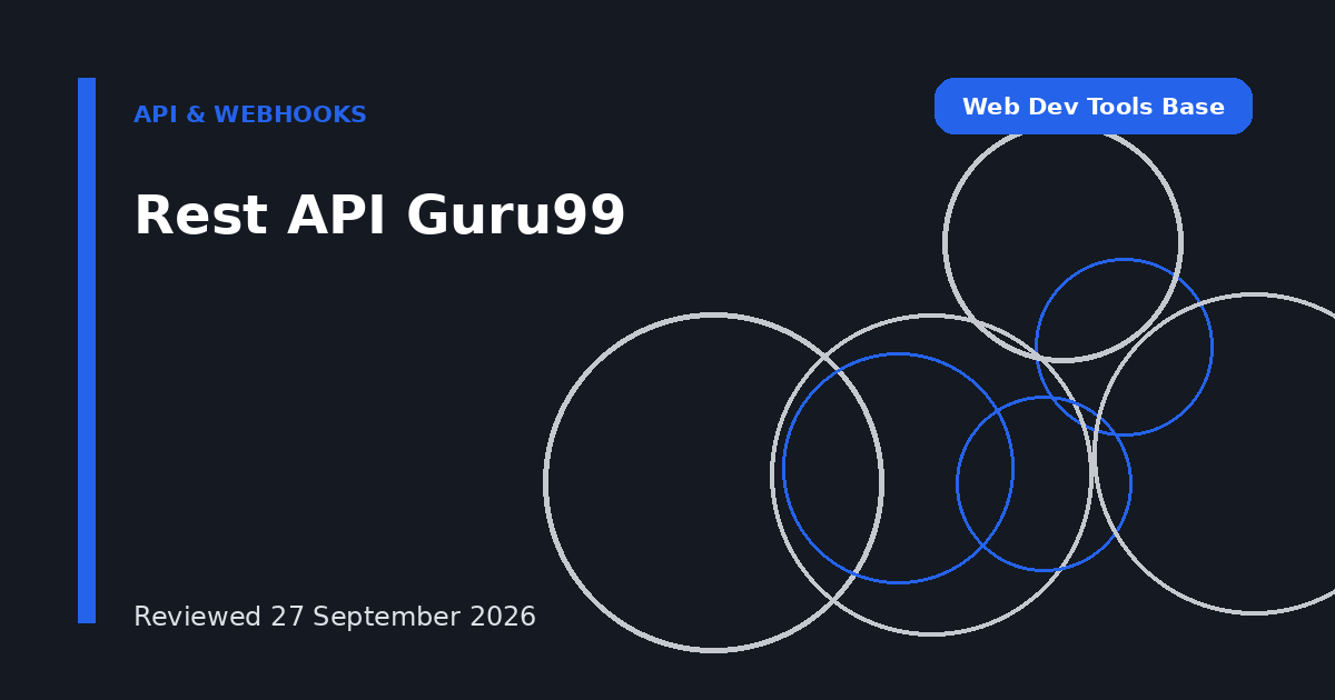 Rest API Guru99