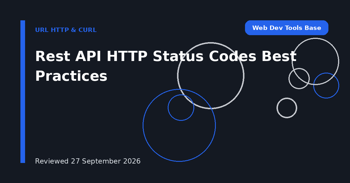 Rest API HTTP Status Codes Best Practices