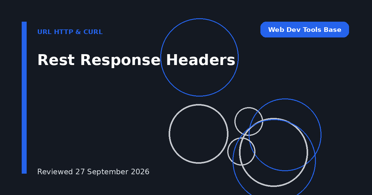 Rest Response Headers