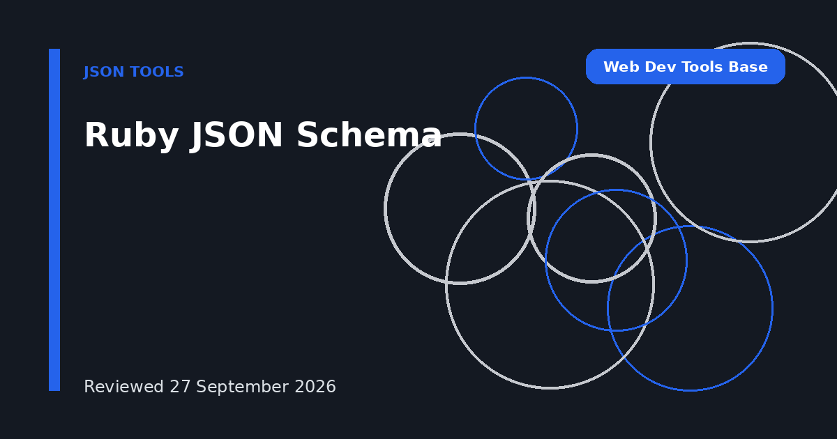 Ruby JSON Schema