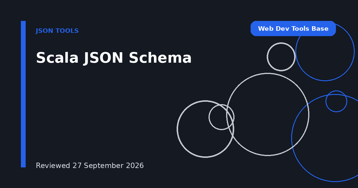 Scala JSON Schema