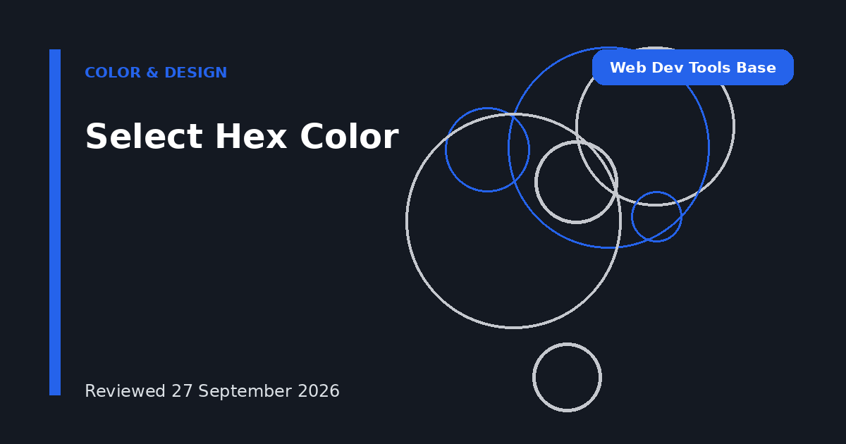 Select Hex Color