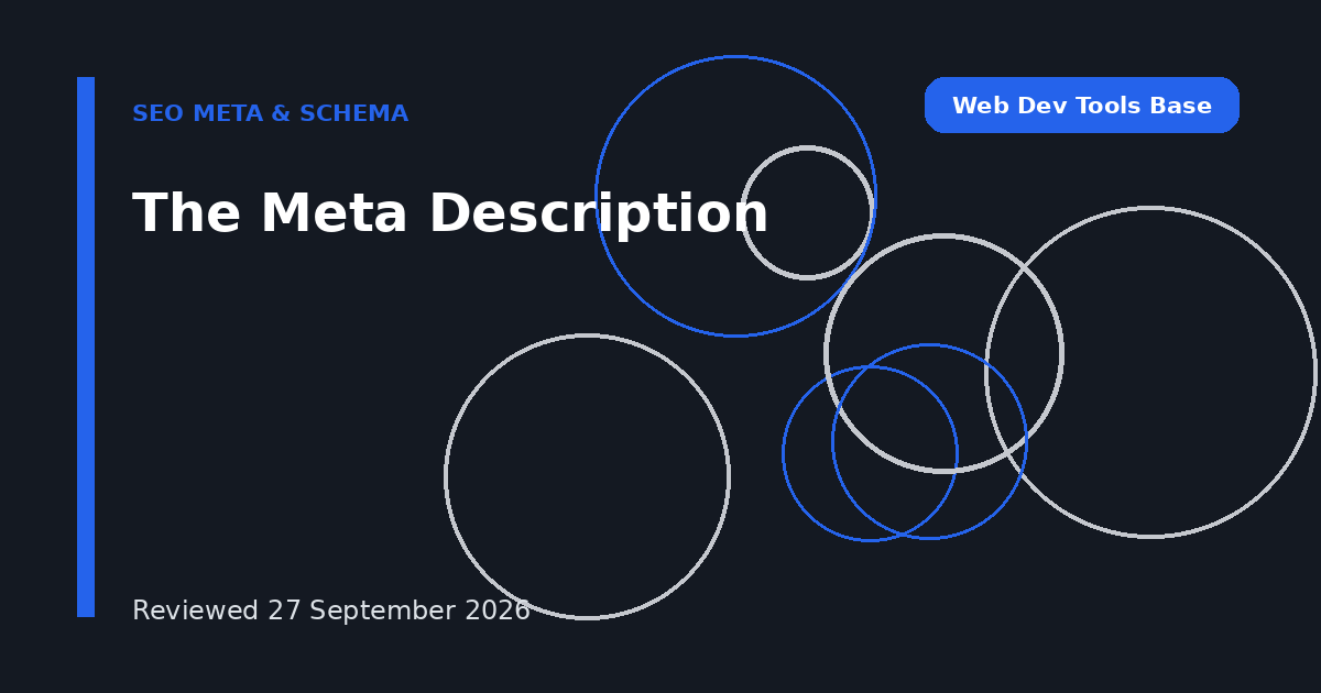 The Meta Description