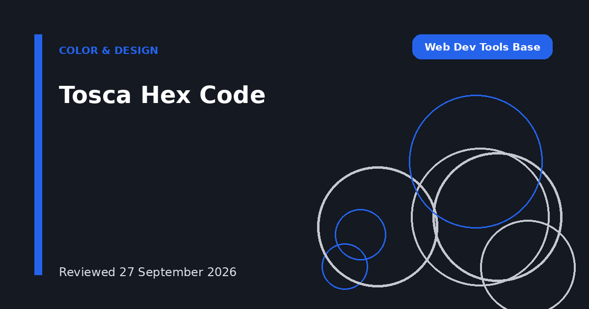 Tosca Hex Code