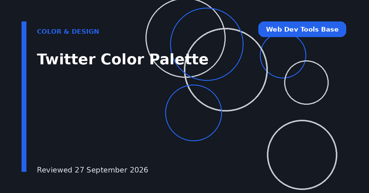 Twitter Color Palette