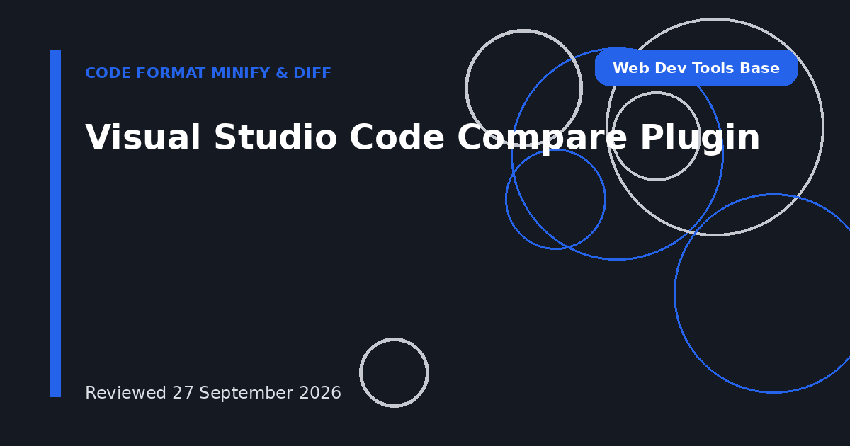 Visual Studio Code Compare Plugin