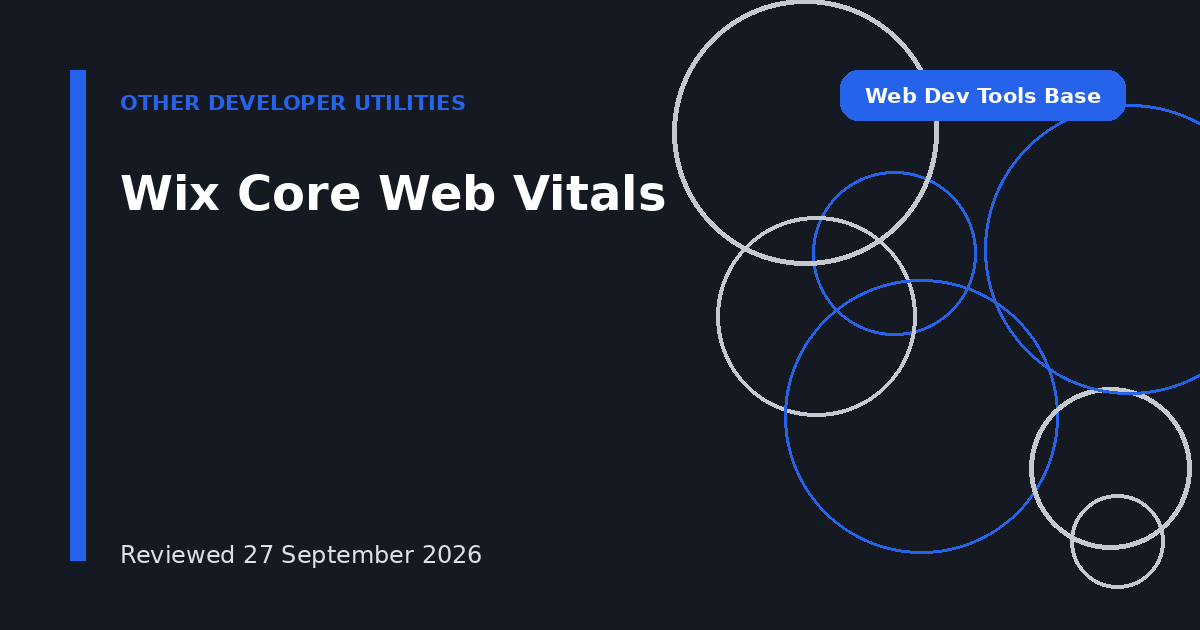 Wix Core Web Vitals