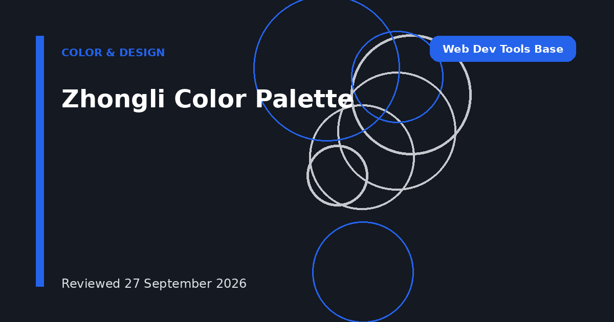 Zhongli Color Palette